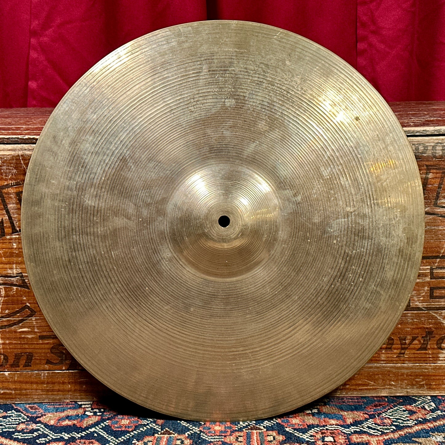 18" Zildjian A 1940s Trans Stamp Crash Ride Cymbal 1332g *Video Demo*