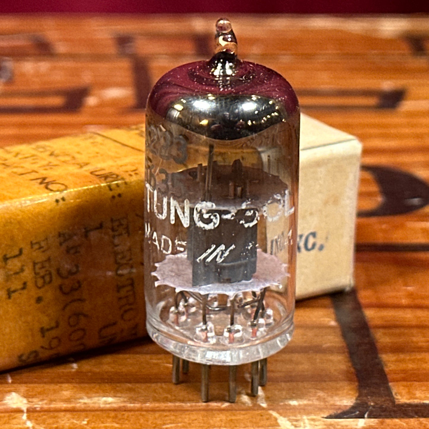 Vintage NOS Tung-Sol JTL 12AT7 Preamp Tube ECC81 Valve JTL-12AT7WA #254