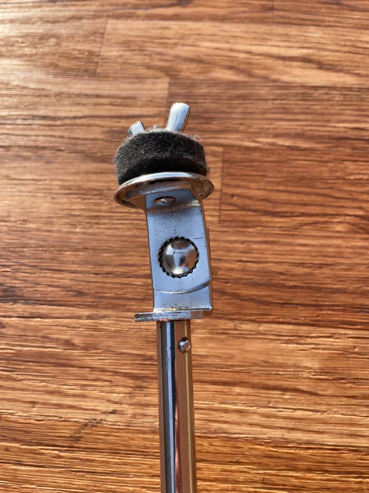 1960s Gretsch No. 4805 Telescoping L-Arm Cymbal Holder Round Badge Era
