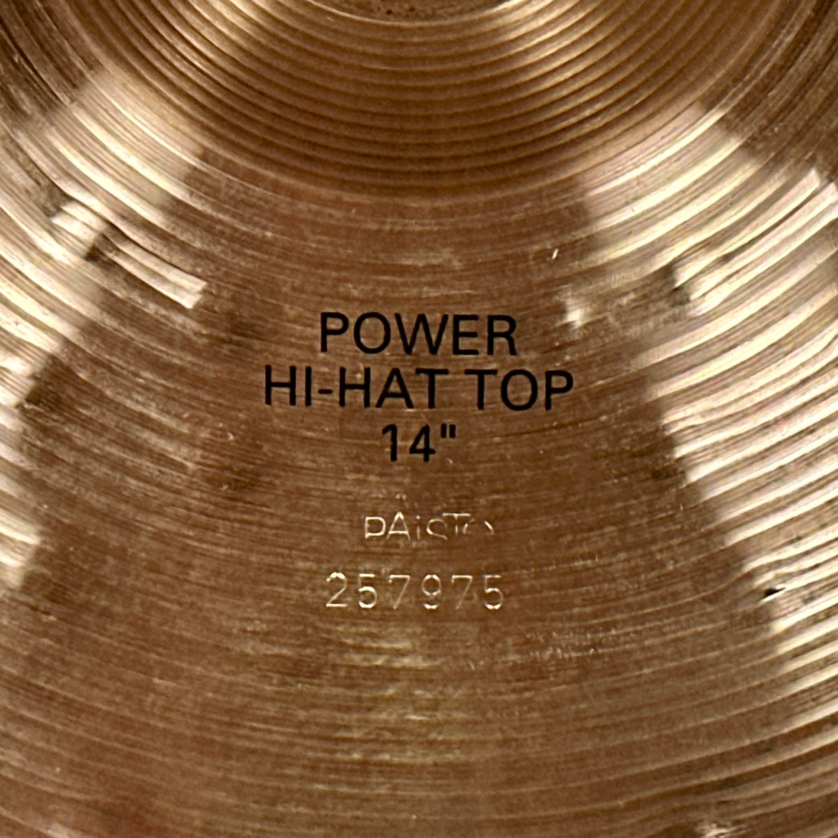 14" Paiste Alpha Power Hi-Hat Cymbal Pair 956g/1136g *Video*