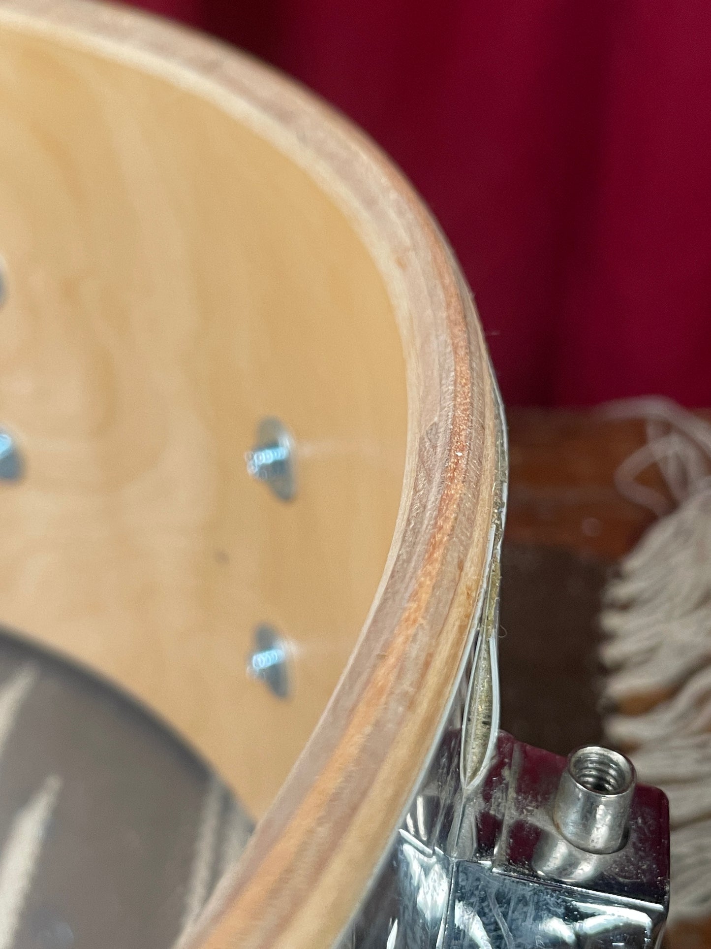 1990s Tama 6.5x14 AW206 Chrome Over Birch Snare MIJ Artwood