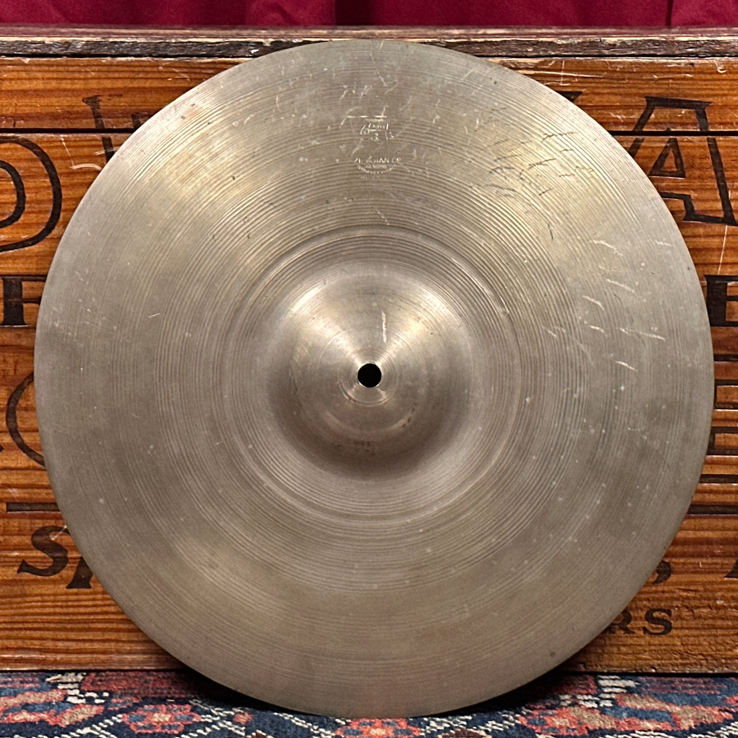 13" Zildjian A 1940s-50s Trans Stamp Hi-Hat Cymbal Pair 486g/512g *Video Demo*