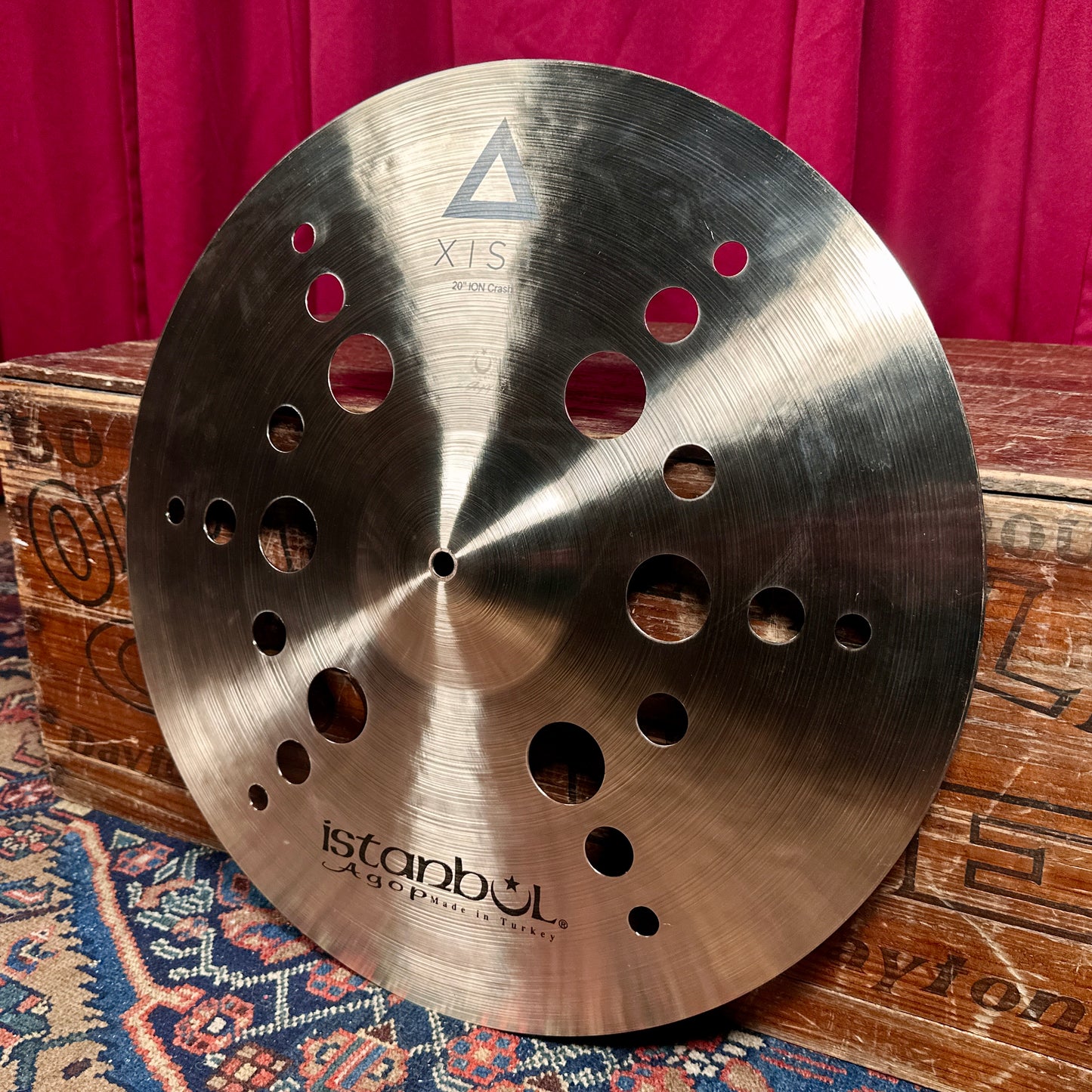 20" Istanbul Agop Xist Ion Crash Cymbal 1650g *Video Demo*