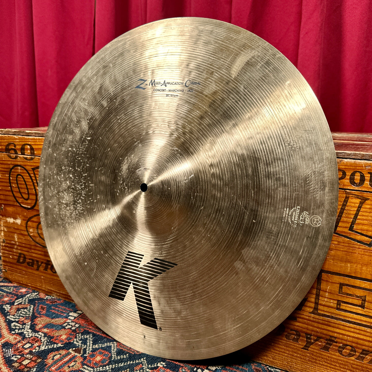 20" Zildjian K Multi Application Crash Ride Cymbal 1974g *Video*