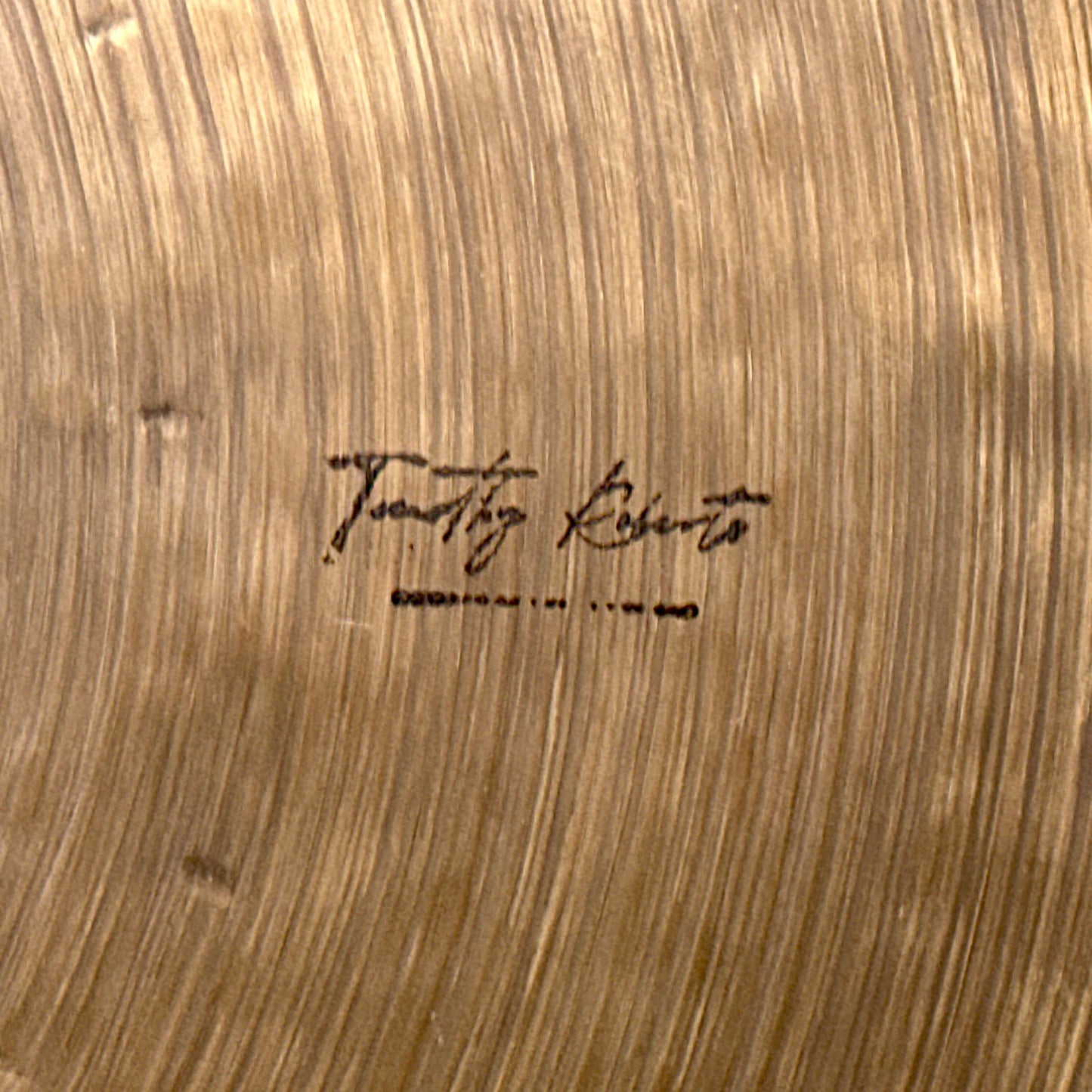 22" Timothy Roberts Tributary Ride Cymbal 2473g *Video Demo*