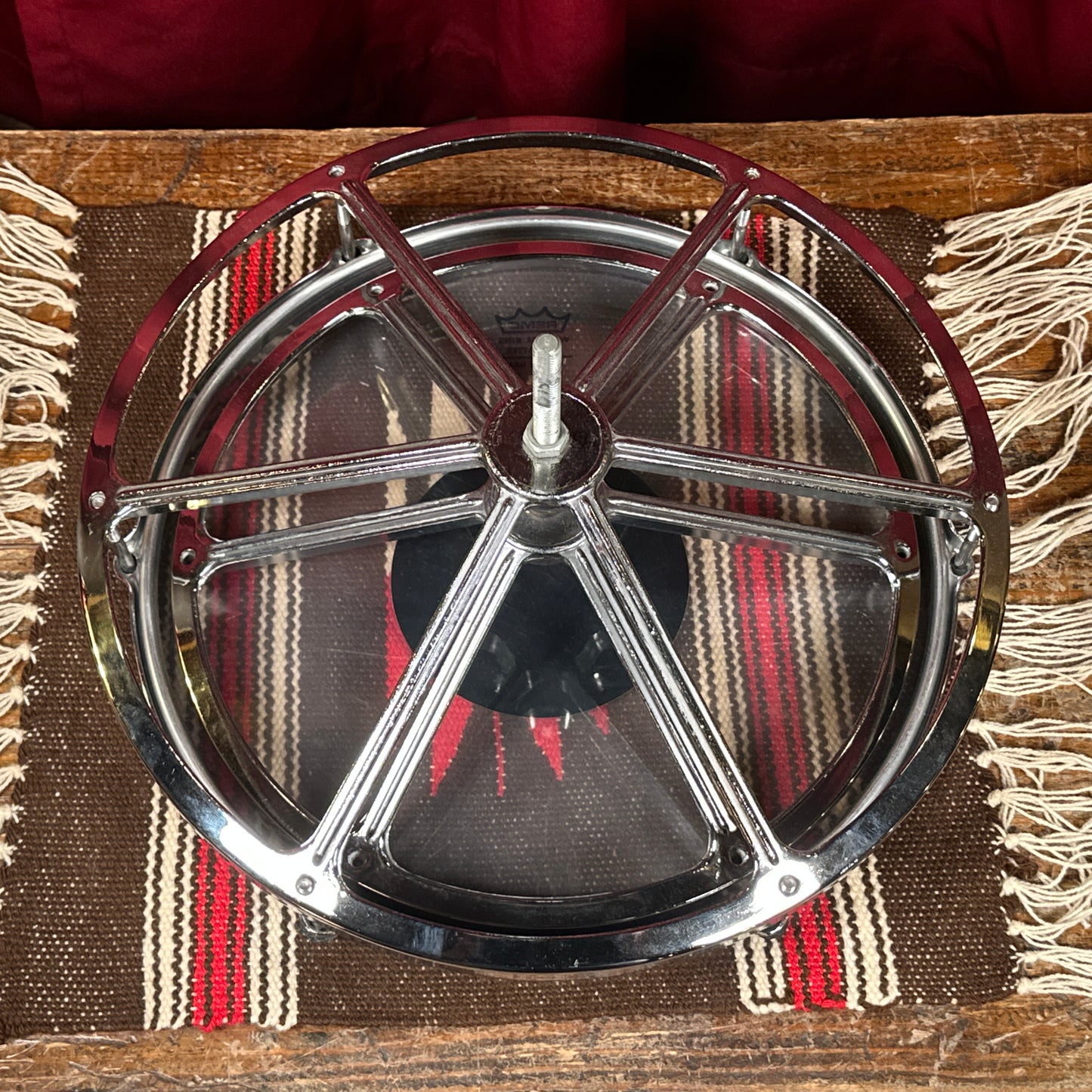 1970s Remo 12" Roto Tom Chrome Rototom Drum