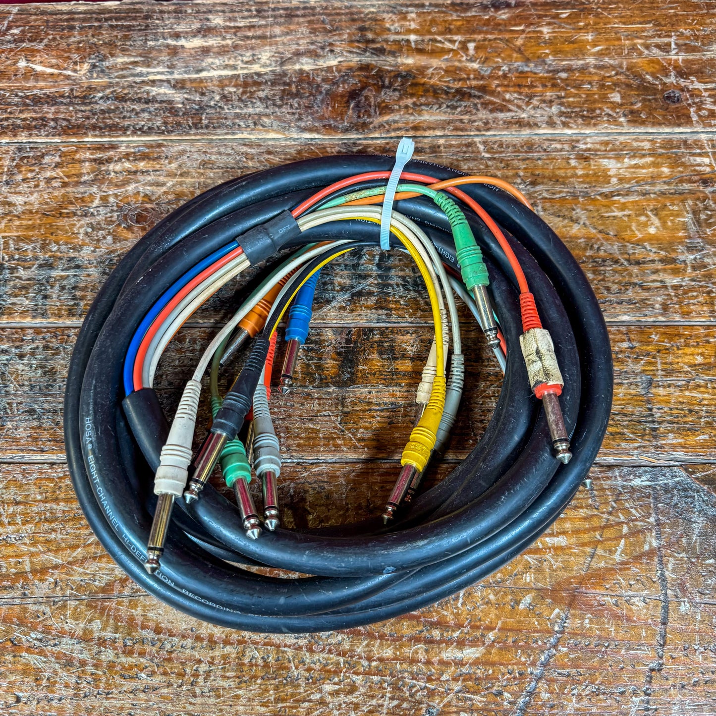 Hosa CPP-804 1/4" TS to 1/4" TS Cable Snake 4m