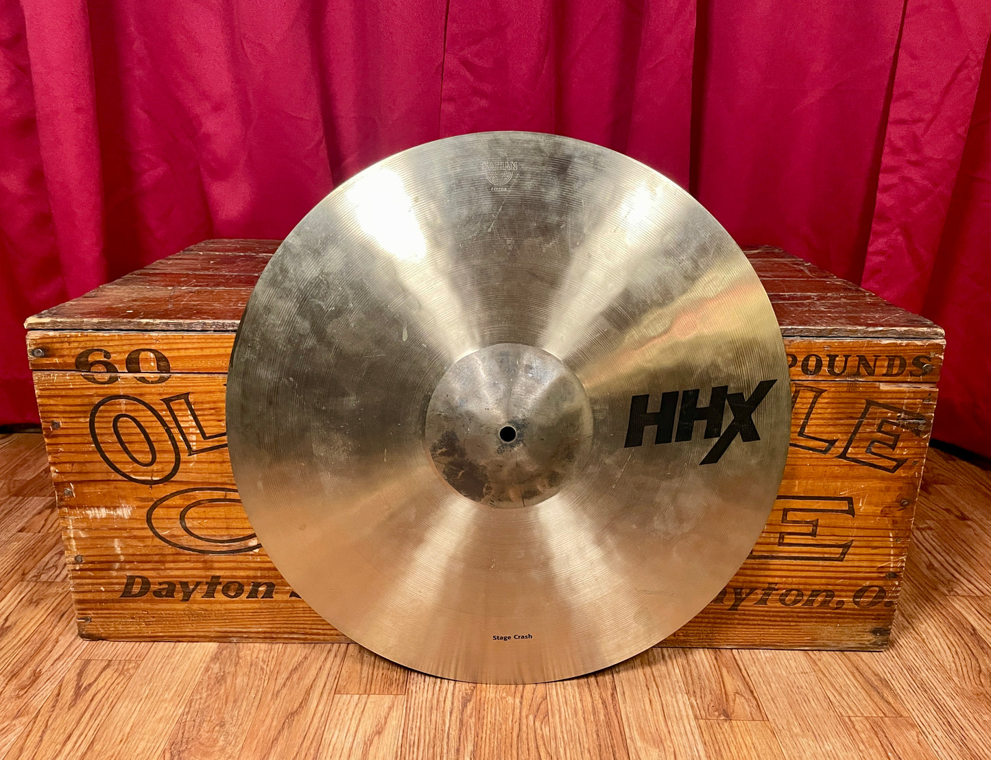 19" Sabian HHX Stage Crash Cymbal 1622g *Video Demo*