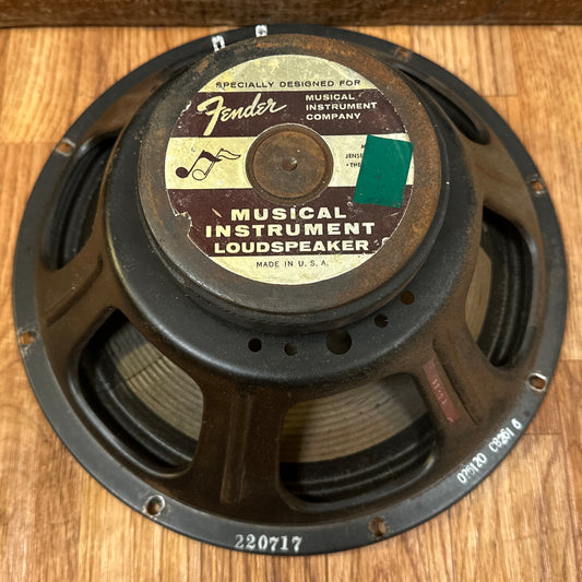 1967 Jensen 12" C12NA Guitar Speaker 8 Ohm Fender 026120