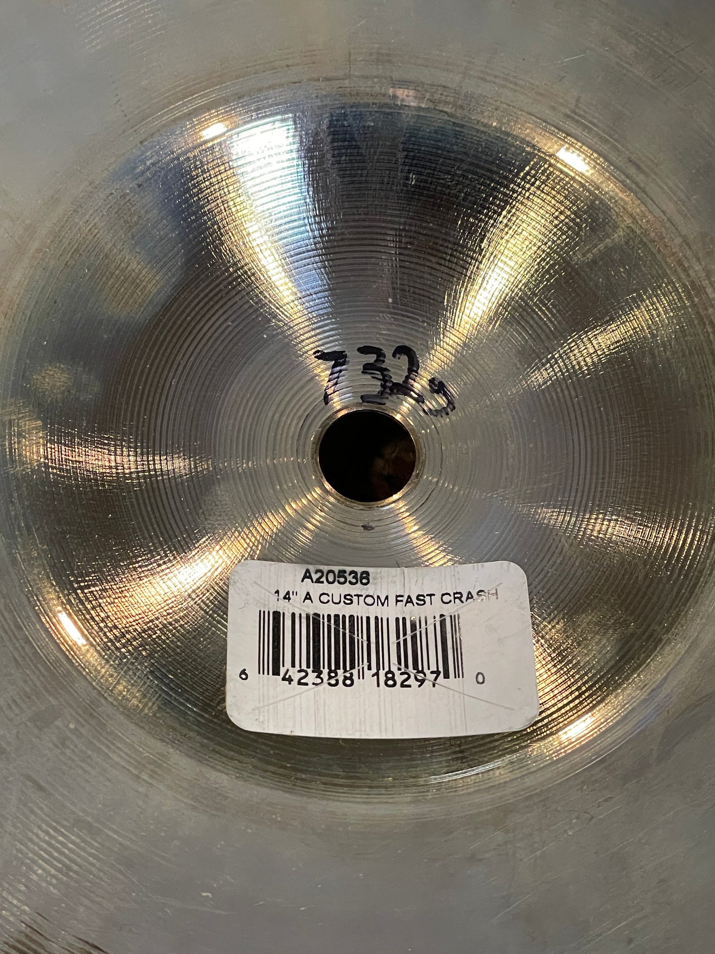 14" Zildjian A Custom Fast Crash Cymbal 732g