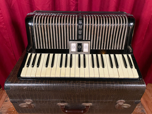Vintage Hohner Contessa II Accordion w/ Original Hardshell Case