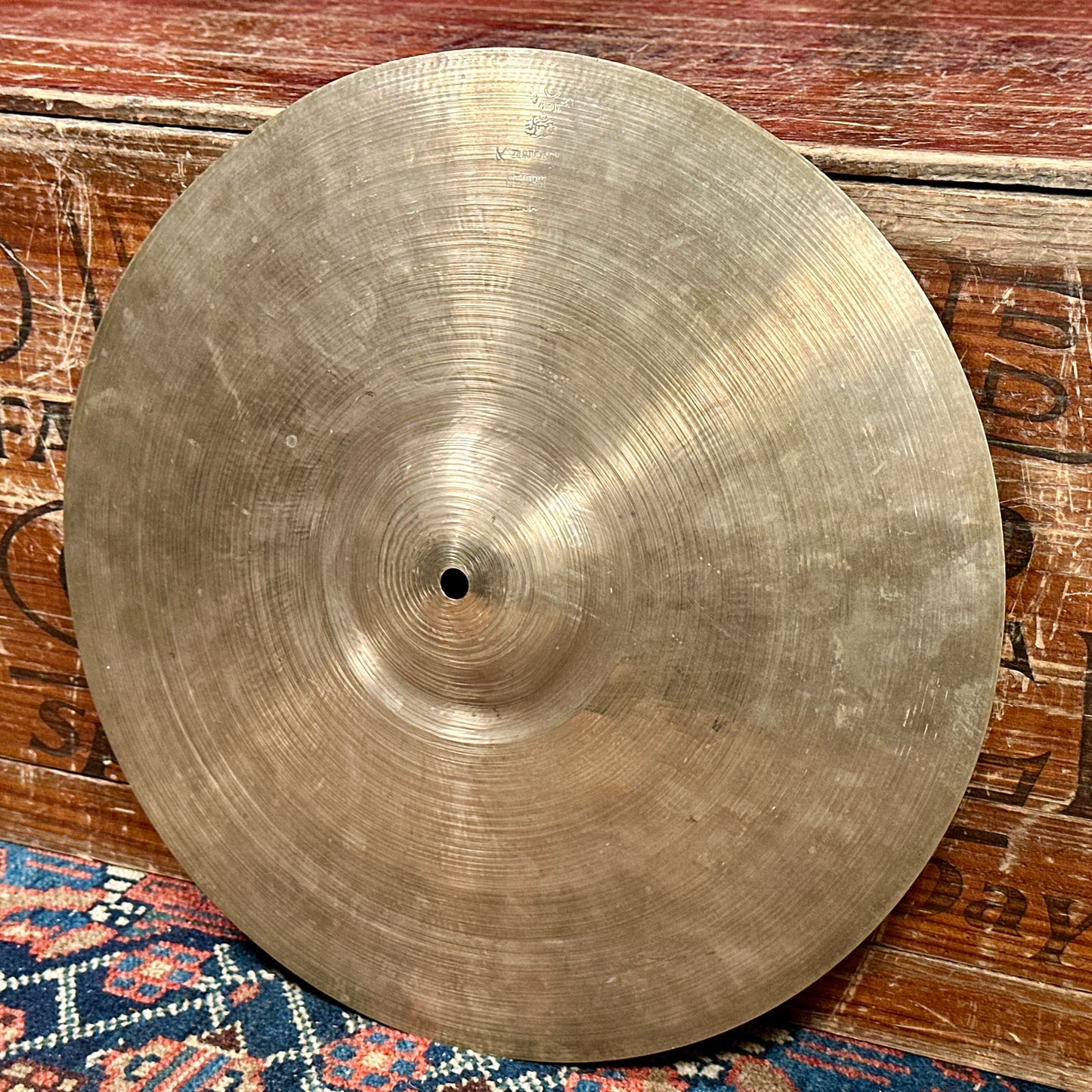14" K. Zildjian Istanbul Old Stamp IIIa 1950s Hi-Hat Cymbal Pair 705g/745g *Video Demo*