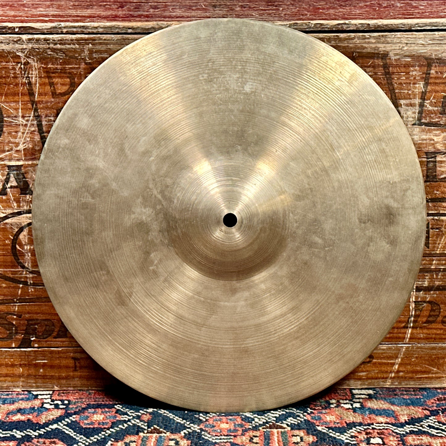 13" Zildjian A 1940s-50s Trans Stamp / 2nd Stamp Hi-Hat Cymbal Pair 446g/538g *Video Demo*