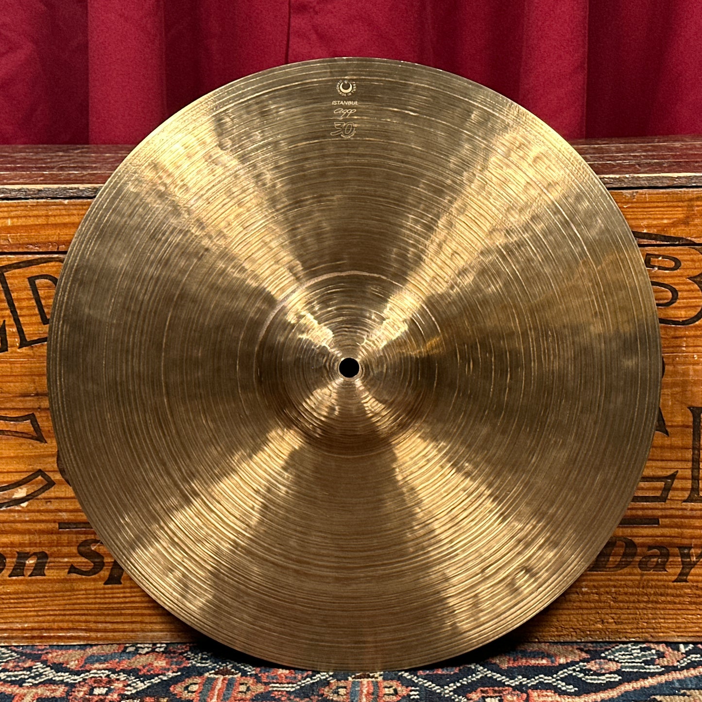 16" Istanbul Agop 30th Anniversary Hi-Hat Cymbal Pair 1058g/1324g *Video Demo*