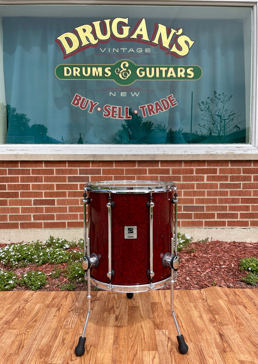 Sonor Designer Series 16" Maple Light Floor Tom Stain Red 16x16