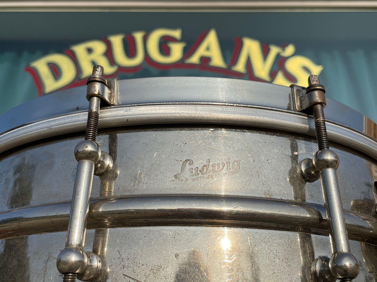 1920s Ludwig 5x14 Professional All-Around Model 10-Lug Snare Drum
