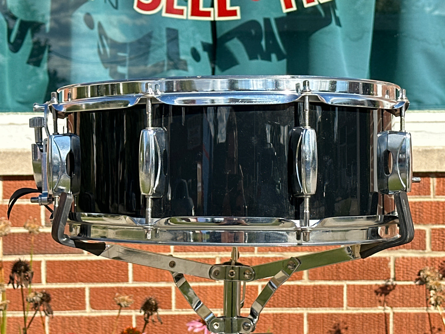 2010s Tama Imperialstar 5.5x14 Poplar Snare Drum Black IWS55