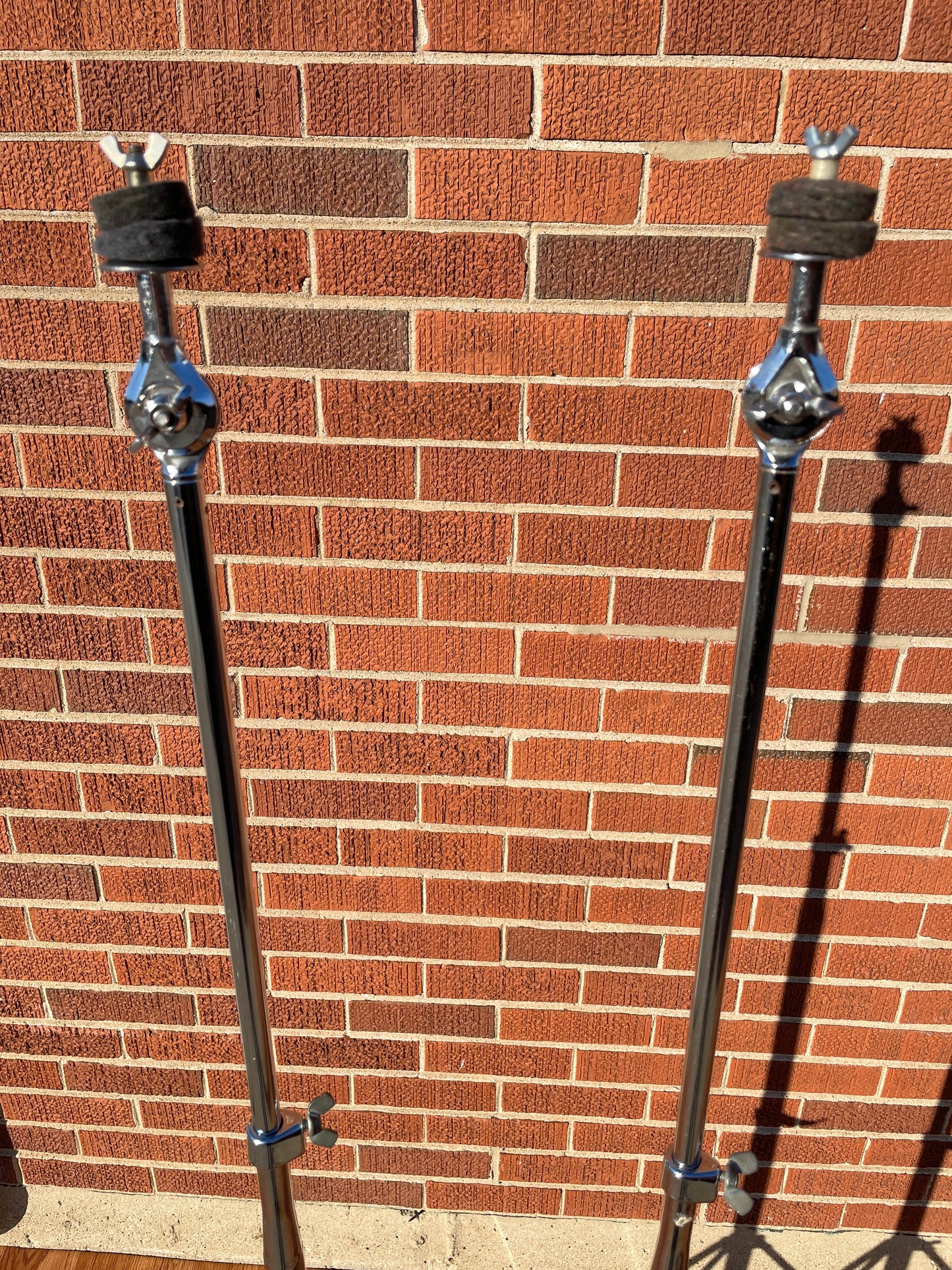 1970s Ludwig No. 1402 Atlas Straight Cymbal Stand Pair