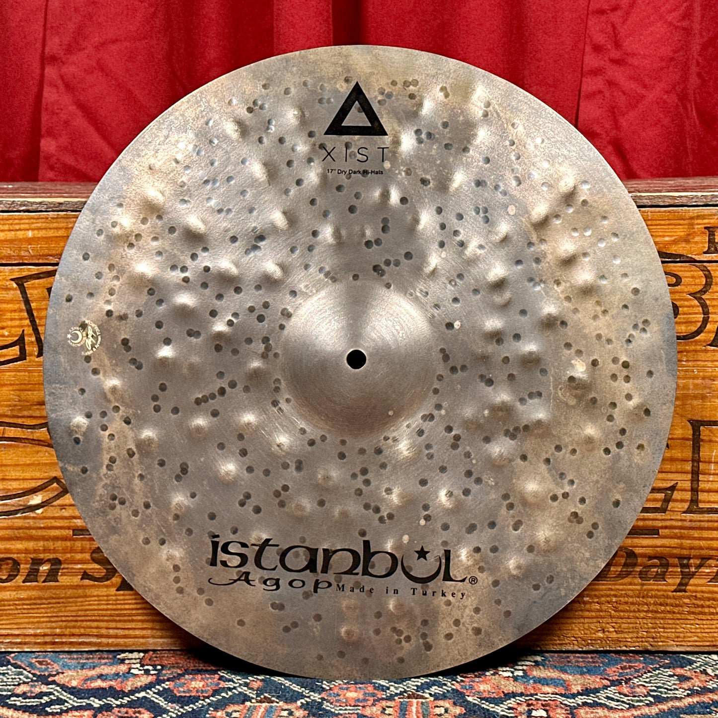 17" Istanbul Agop Xist Dry Dark Hi-Hat Cymbal Pair 1114g/1534g *Video Demo*