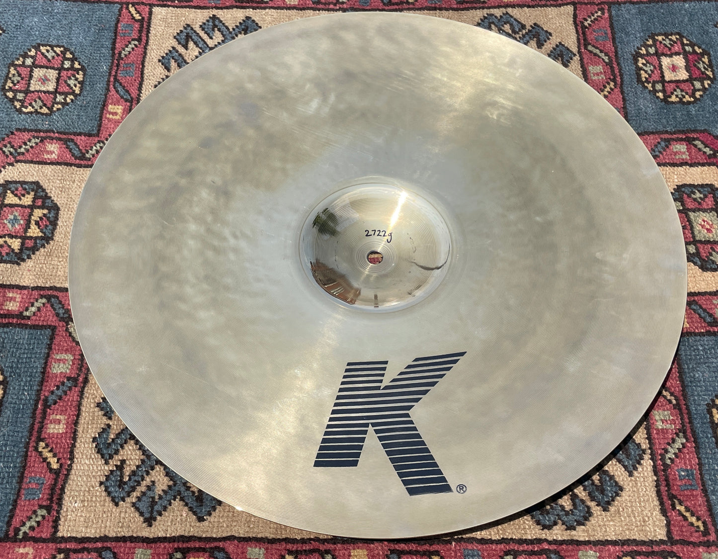 20" Zildjian K Ride Cymbal Brilliant 2722g *Video Demo*