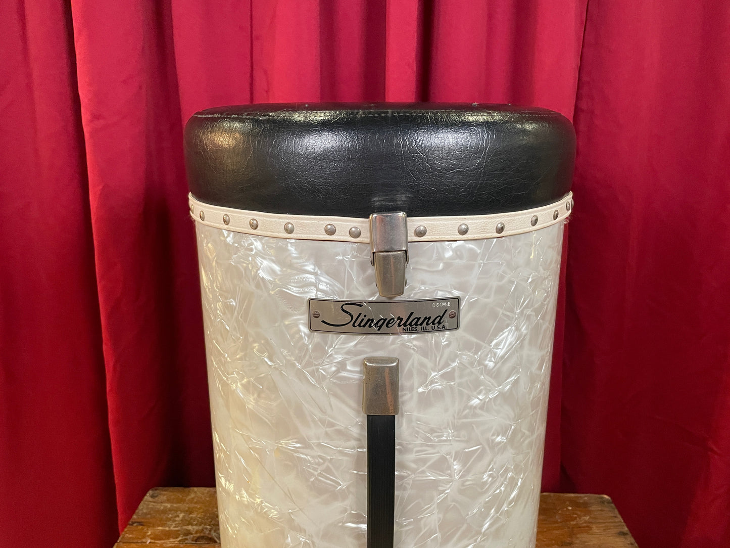 Vintage Slingerland No. 882 Pac-All Canister Drum Throne Buddy Rich
