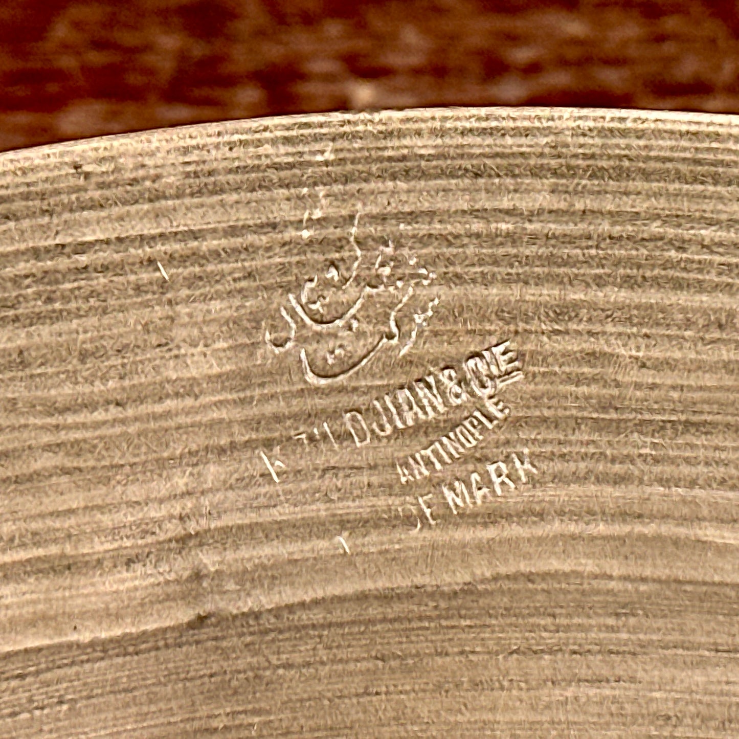 14" K. Zildjian Constantinople 1920s-1930s Trap Ride Cymbal 1332g *Video Demo*