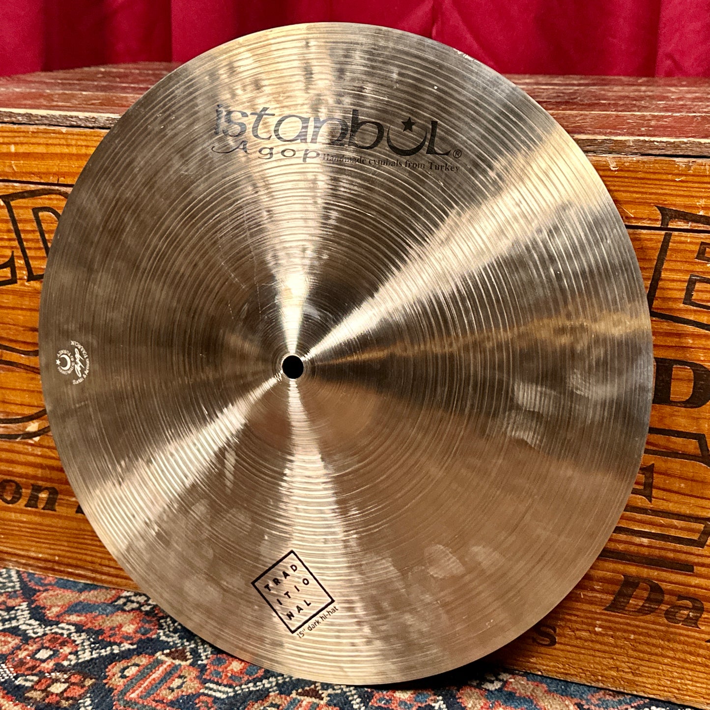 15" Istanbul Agop Traditional Dark Hi-Hat Cymbal Pair 1022g/1230g *Video Demo*