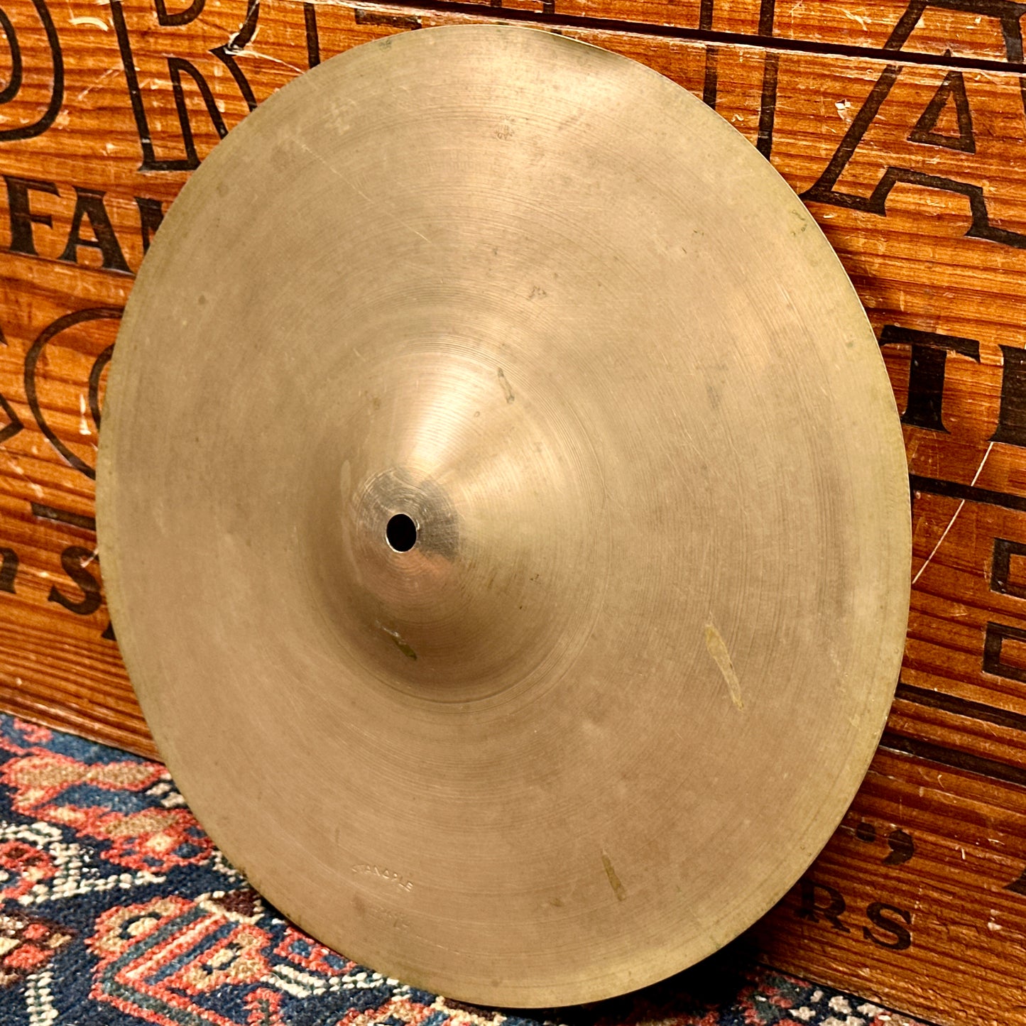 11" Stanople Uzuiriope 1930s-1940s Leedy Splash Trap Cymbal 292g *Video Demo*