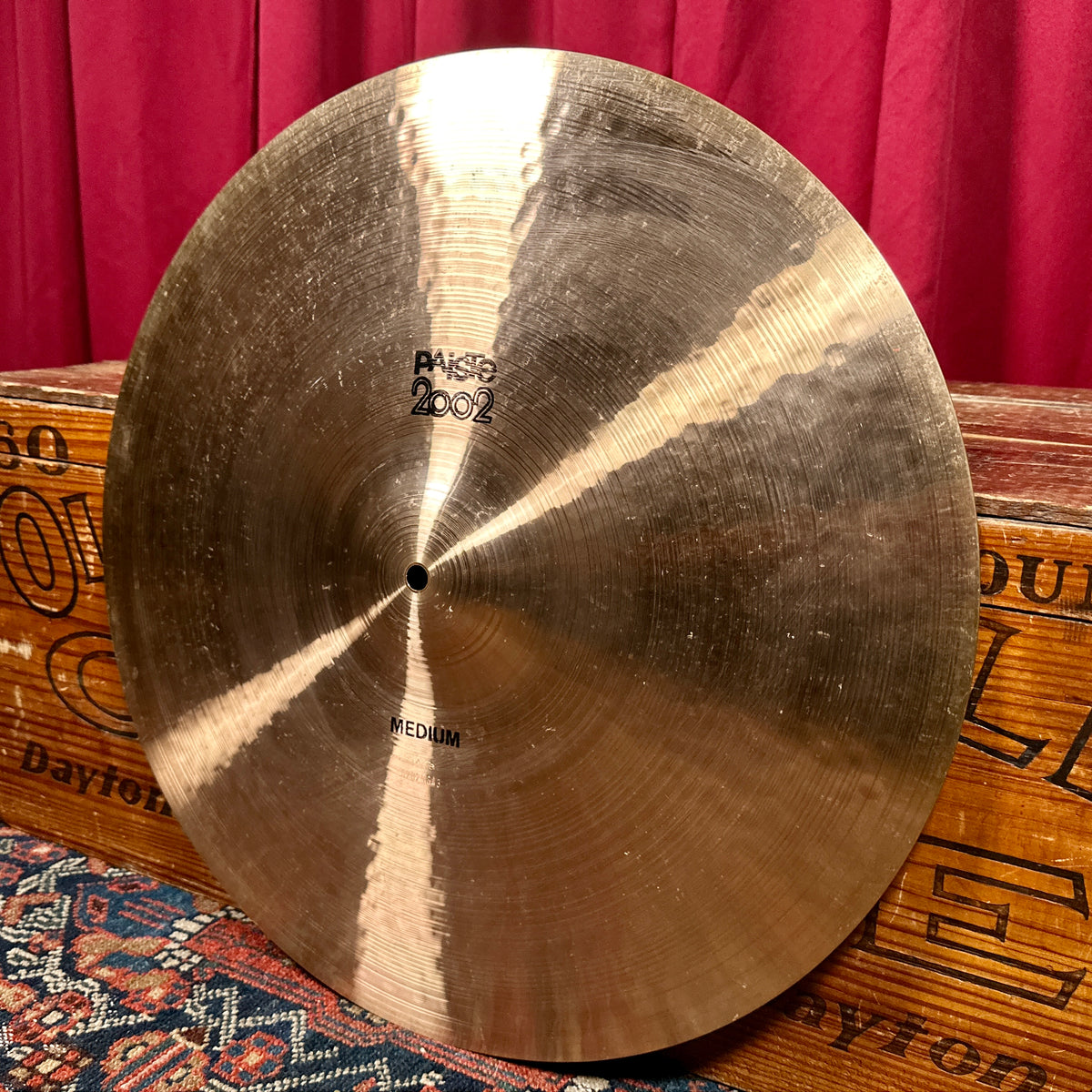 20" Paiste 2002 Special Edition Black Label Reissue Medium Ride Cymbal 2052g *Video*