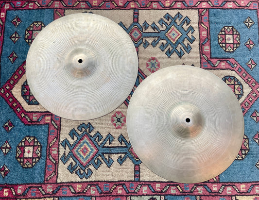 14" Zildjian A 1970s New Beat Hi-Hat Cymbal Pair 1072g/1542g *Video Demo*