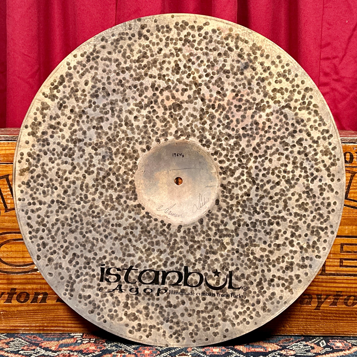 20" Istanbul Agop Turk Jazz Ride Cymbal 1964g *Video Demo*