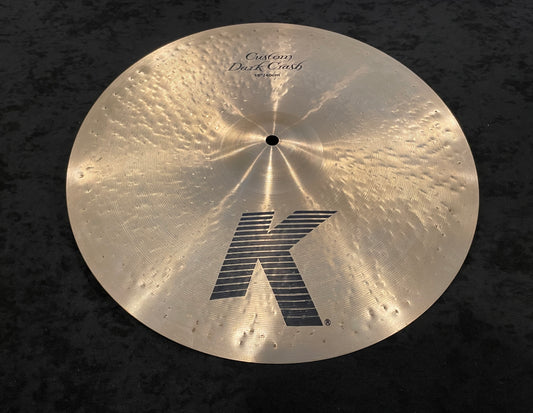 16" Zildjian K Custom Dark Crash Cymbal 1024g