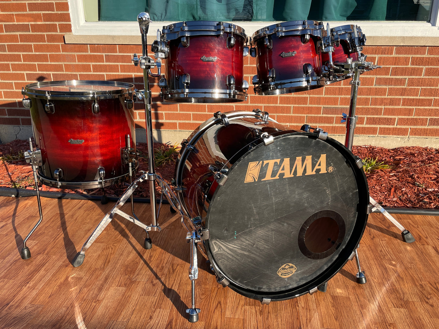 Tama Starclassic Bubinga Drum Set Red Mahogany Burst 22/8/10/12/16