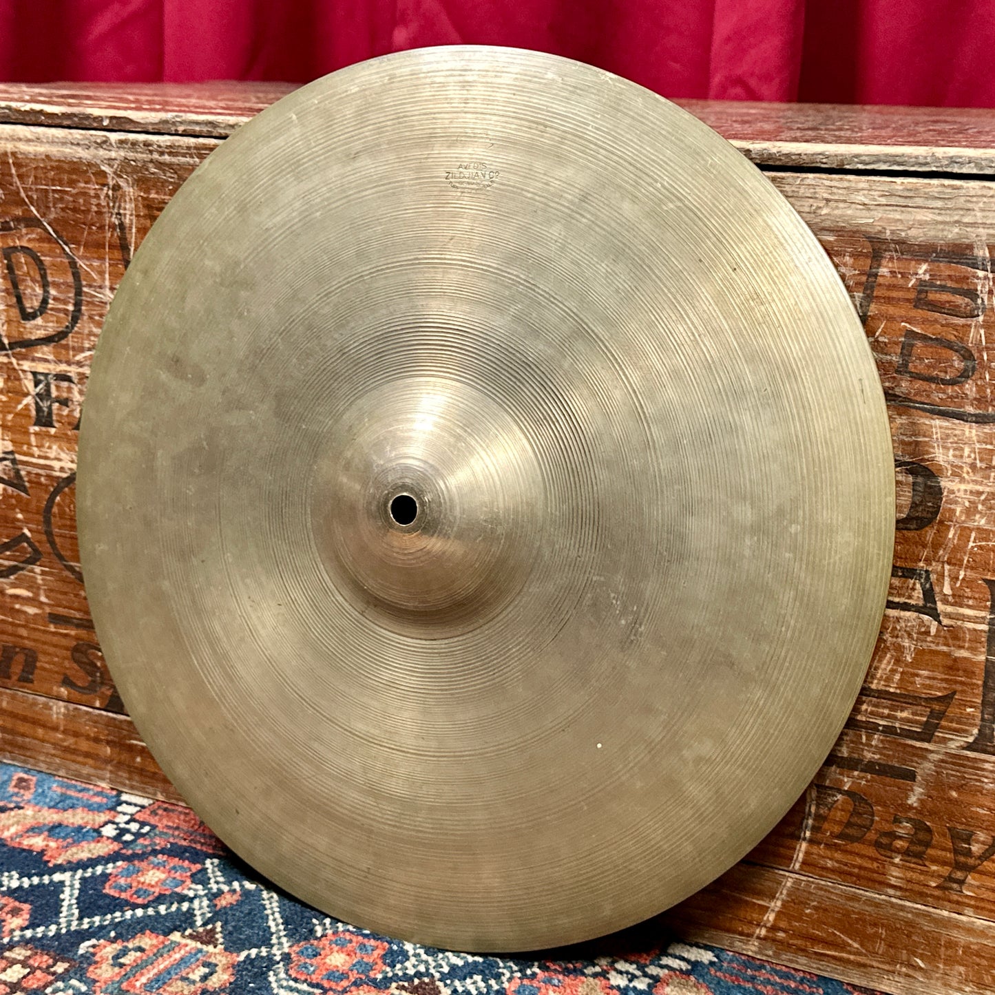 14" Zildjian A 1940s-1950s Trans Stamp Hi-Hat Cymbal Pair 762g/788g *Video Demo*