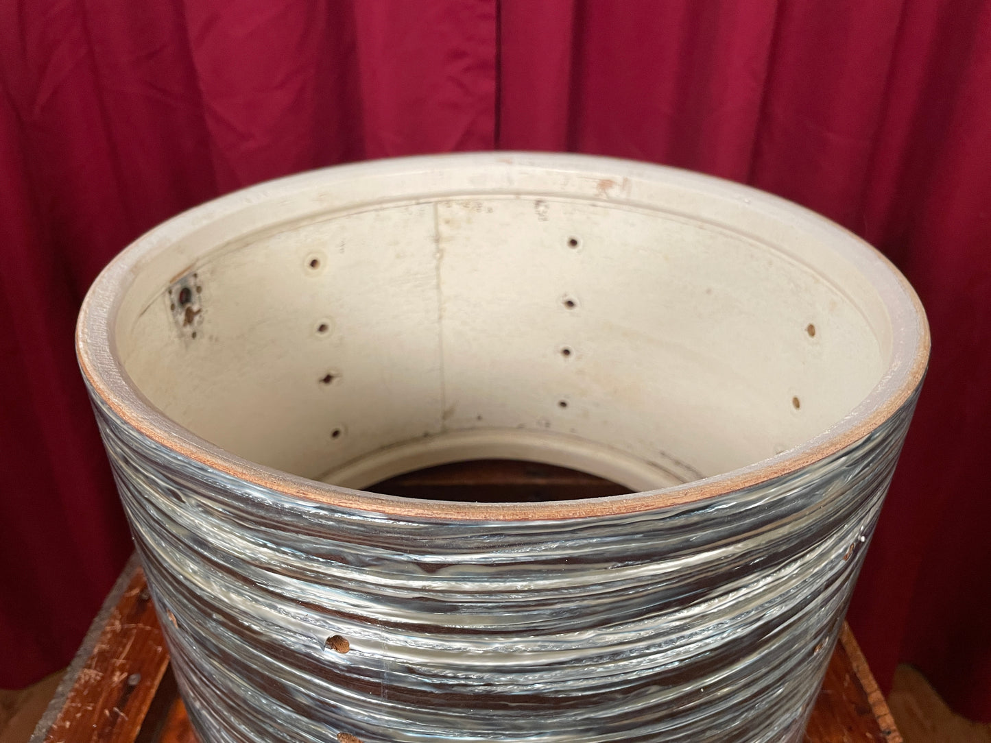 1960s Vintage Ludwig Super Classic 9x13 Tom Shell Oyster Blue Pearl