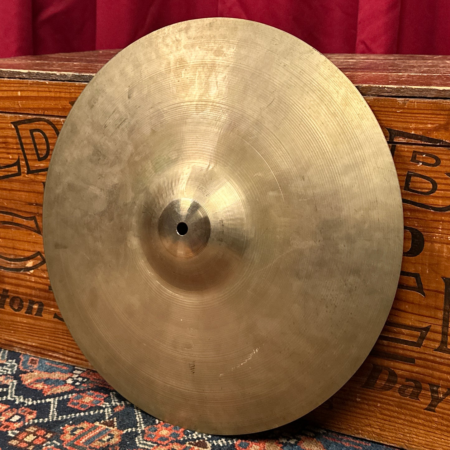 15" Zanchi Vibra F&F 1950s Paper Thin Hi-Hat Cymbal Pair 850g/948g Pre-UFIP Made in Italy *Video Demo*