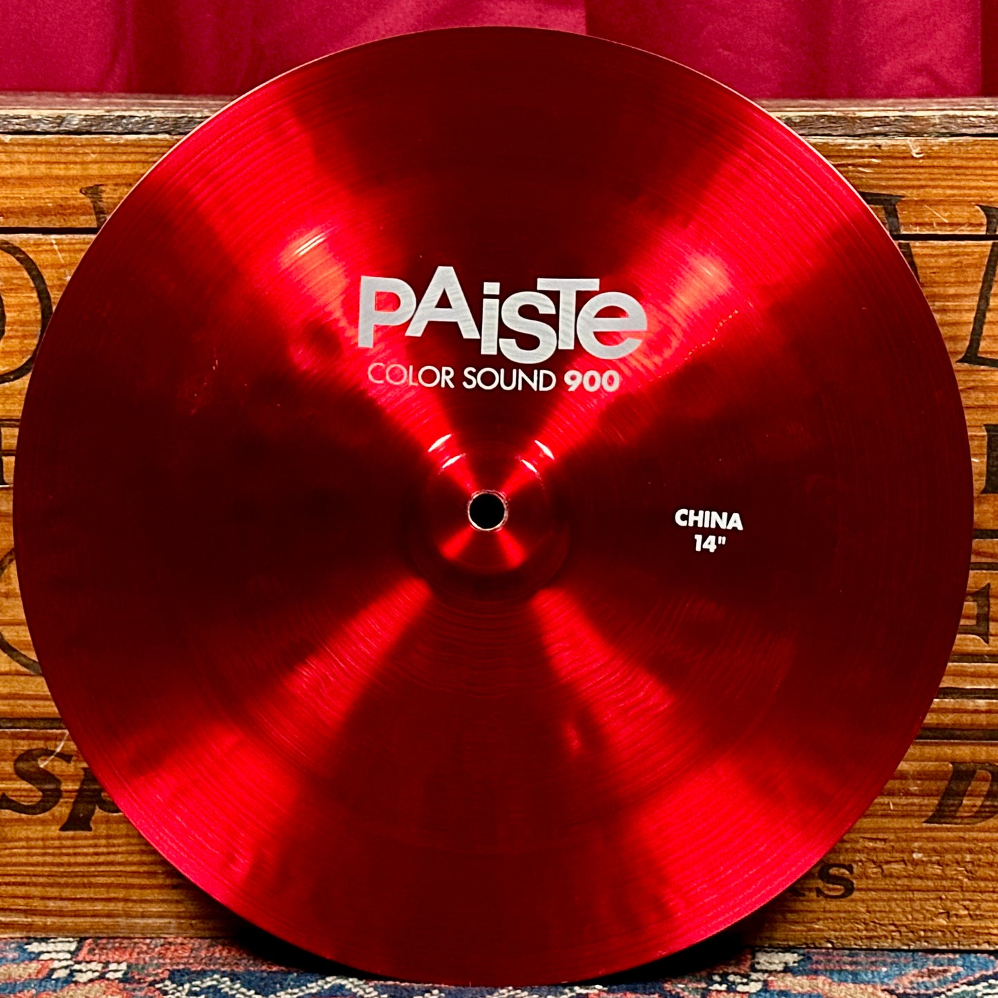 14" Paiste Red Color Sound 900 China Cymbal 568g