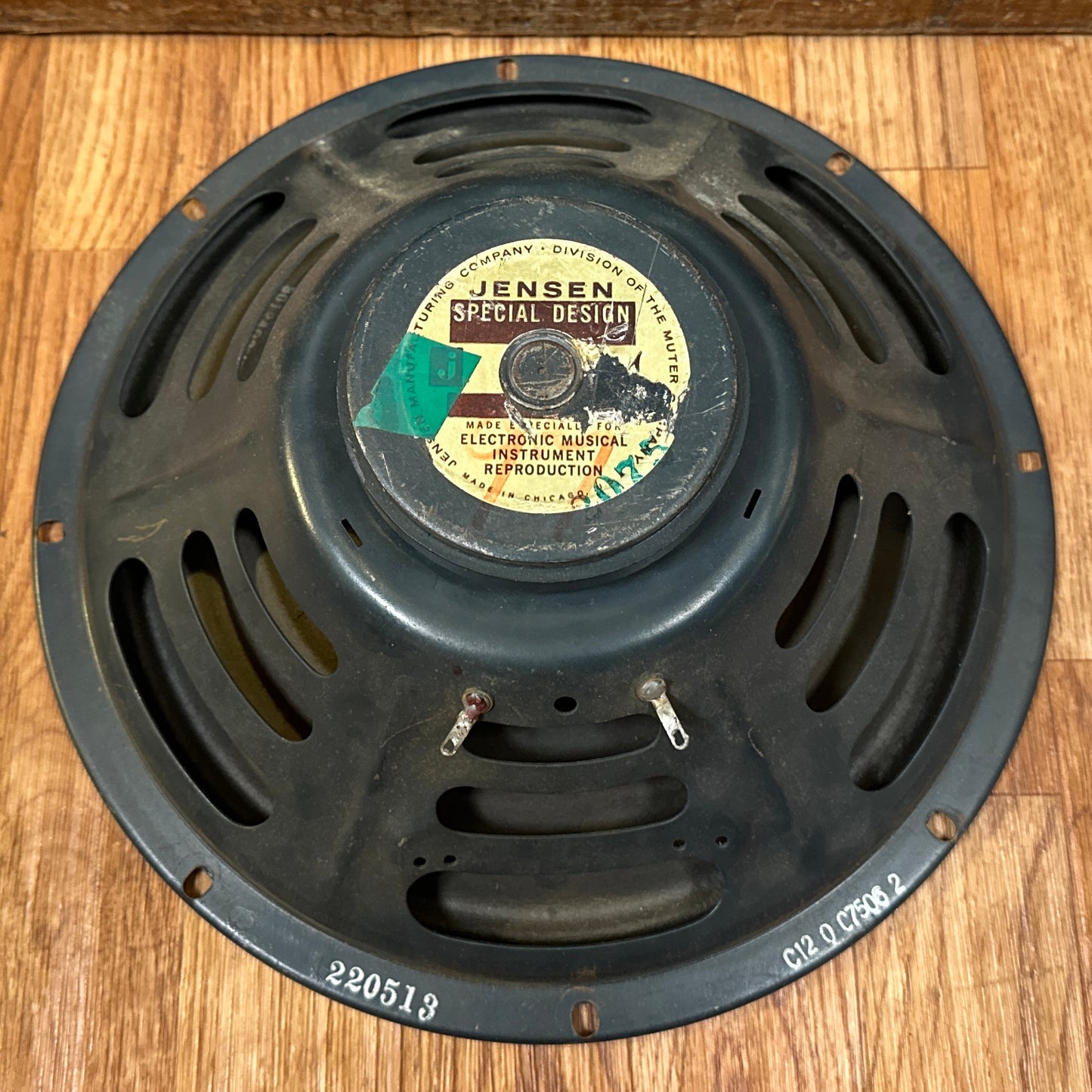 1965 Jensen 12" C12Q Speaker Pair 8 Ohm Fender Silvertone