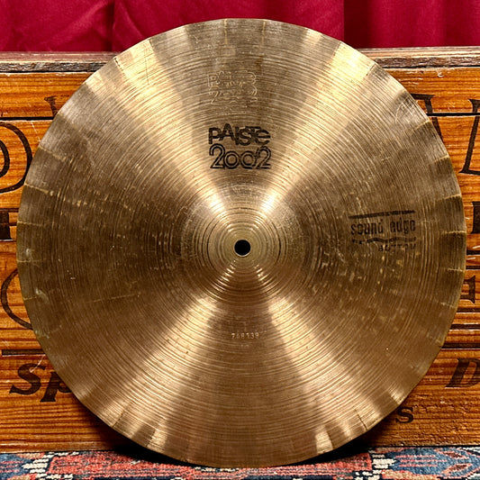 14" Paiste 1977 2002 Sound Edge Bottom Single Hi-Hat Cymbal 1046g