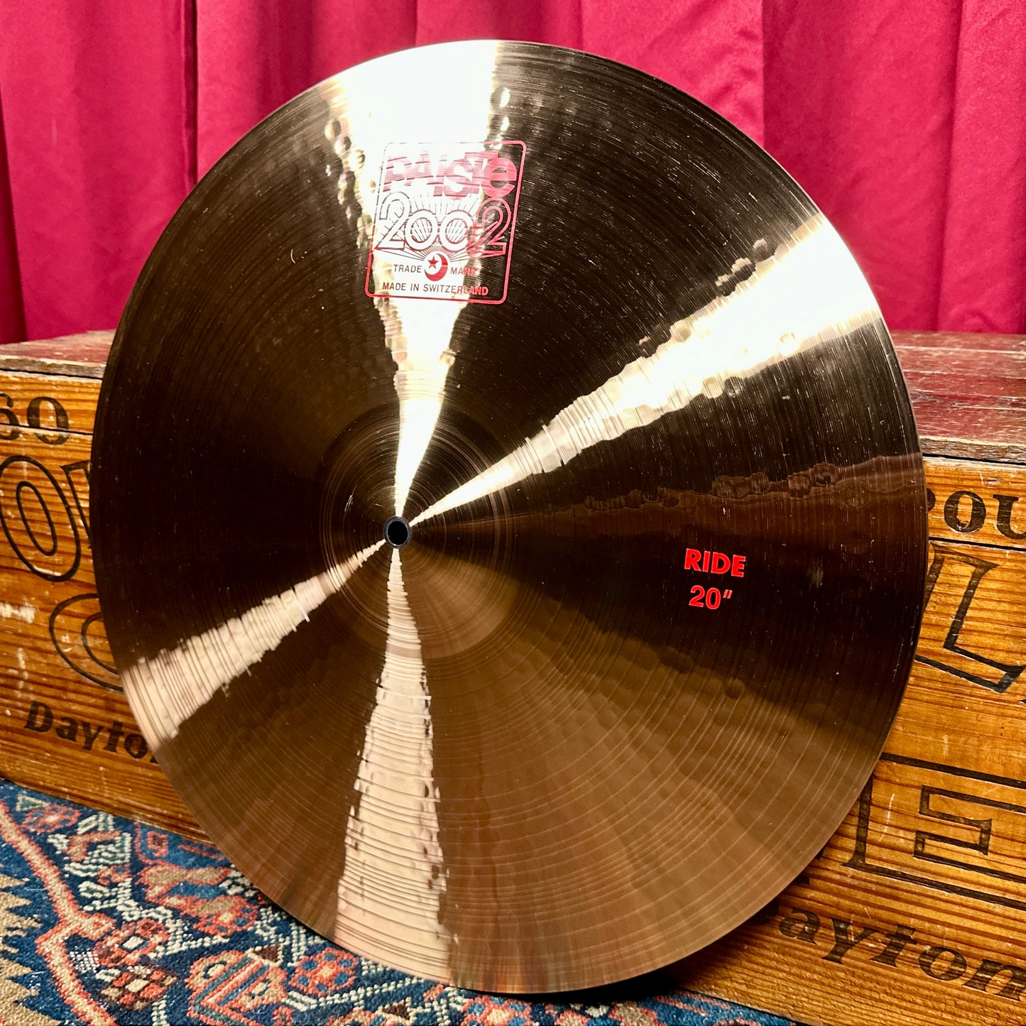 20" Paiste 2002 Ride Cymbal 2436g *Video*