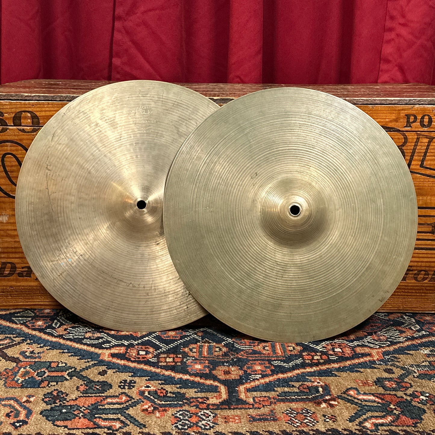 14" Zildjian A 1960s Hi-Hat Cymbal Pair 934g/1184g *Video Demo*