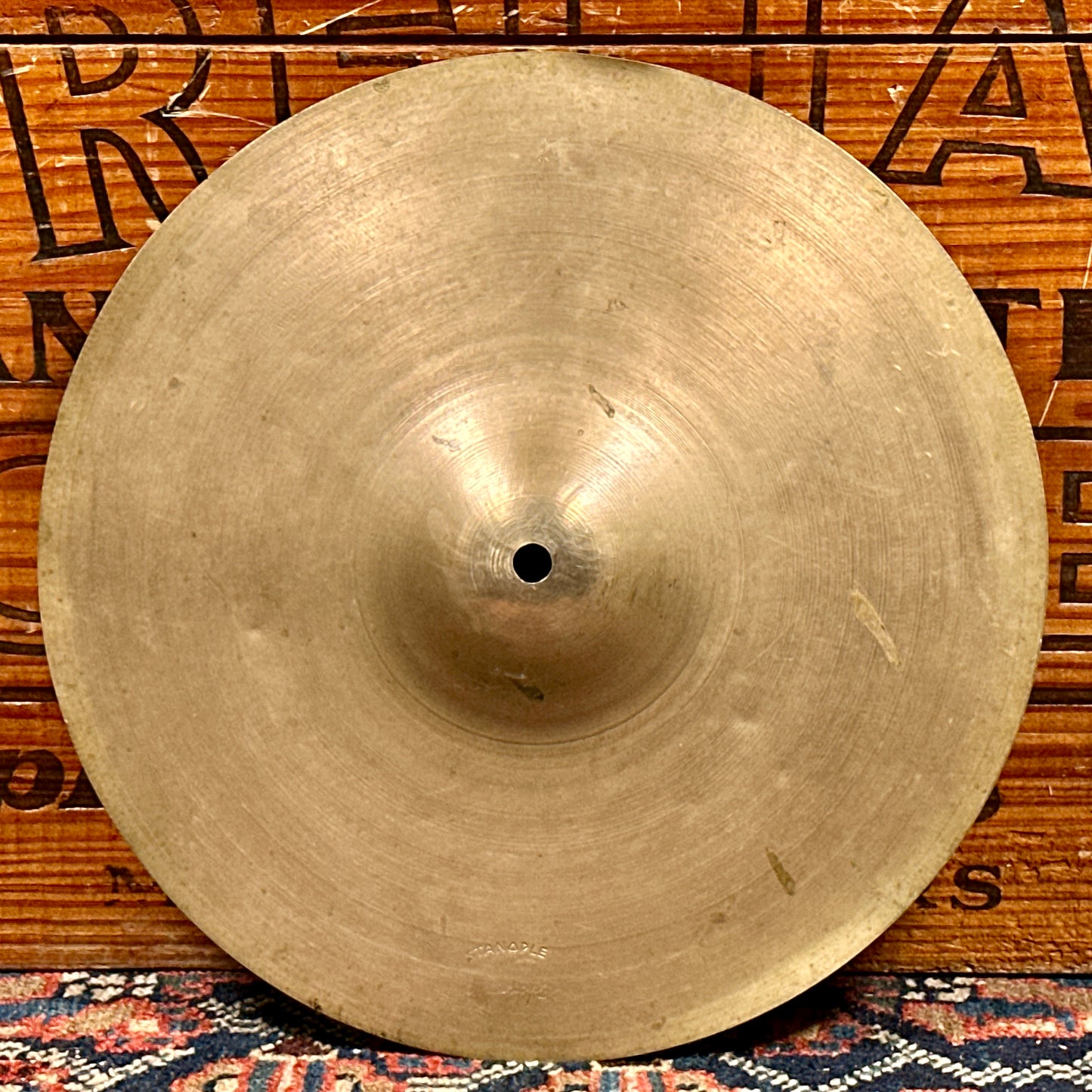 11" Stanople Uzuiriope 1930s-1940s Leedy Splash Trap Cymbal 292g *Video Demo*