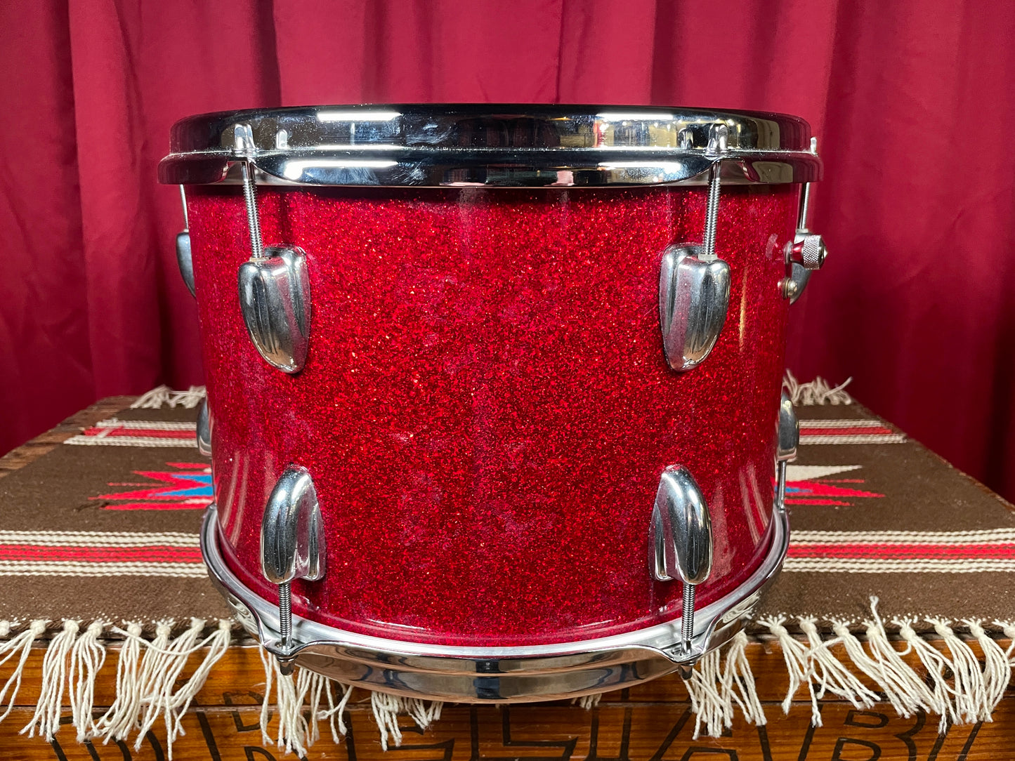1964 Slingerland 9x13 Tom Red Sparkle 13x9