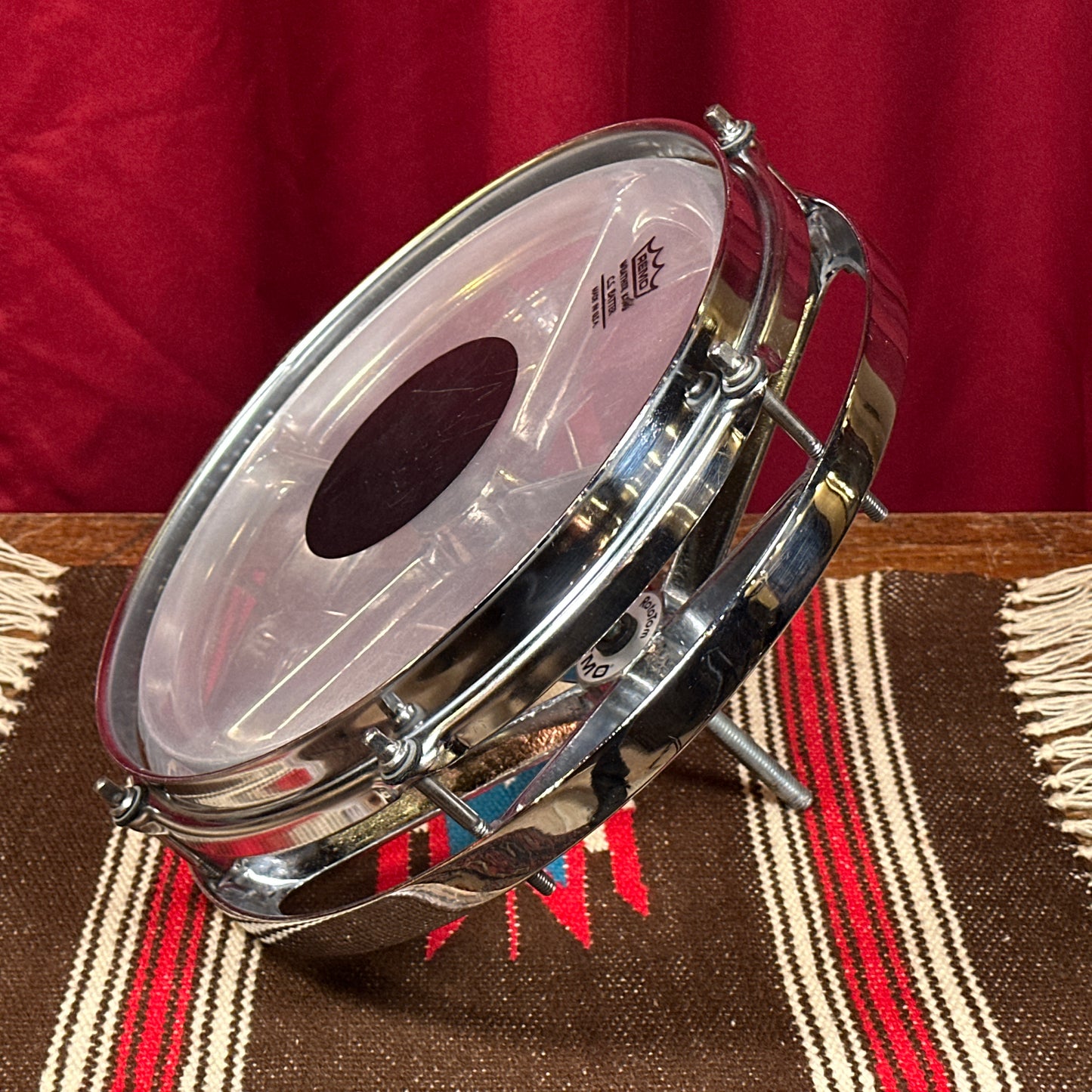 1970s Remo 10" Roto Tom Chrome Rototom Drum