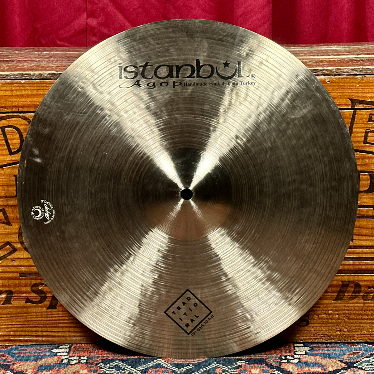 15" Istanbul Agop Traditional Dark Hi-Hat Cymbal Pair 1074g/1266g *Video*