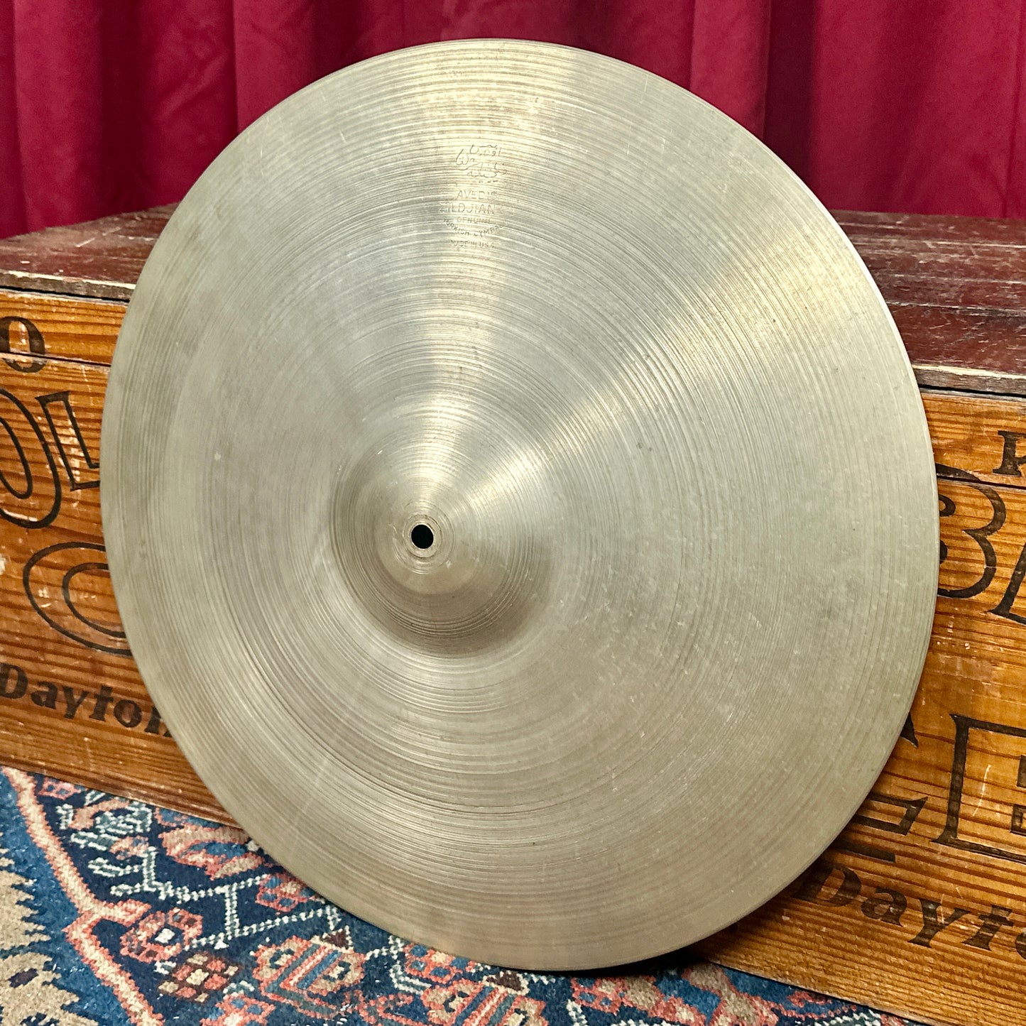 18" Zildjian A 1950s Large Stamp Ride Cymbal 1544g *Video Demo*