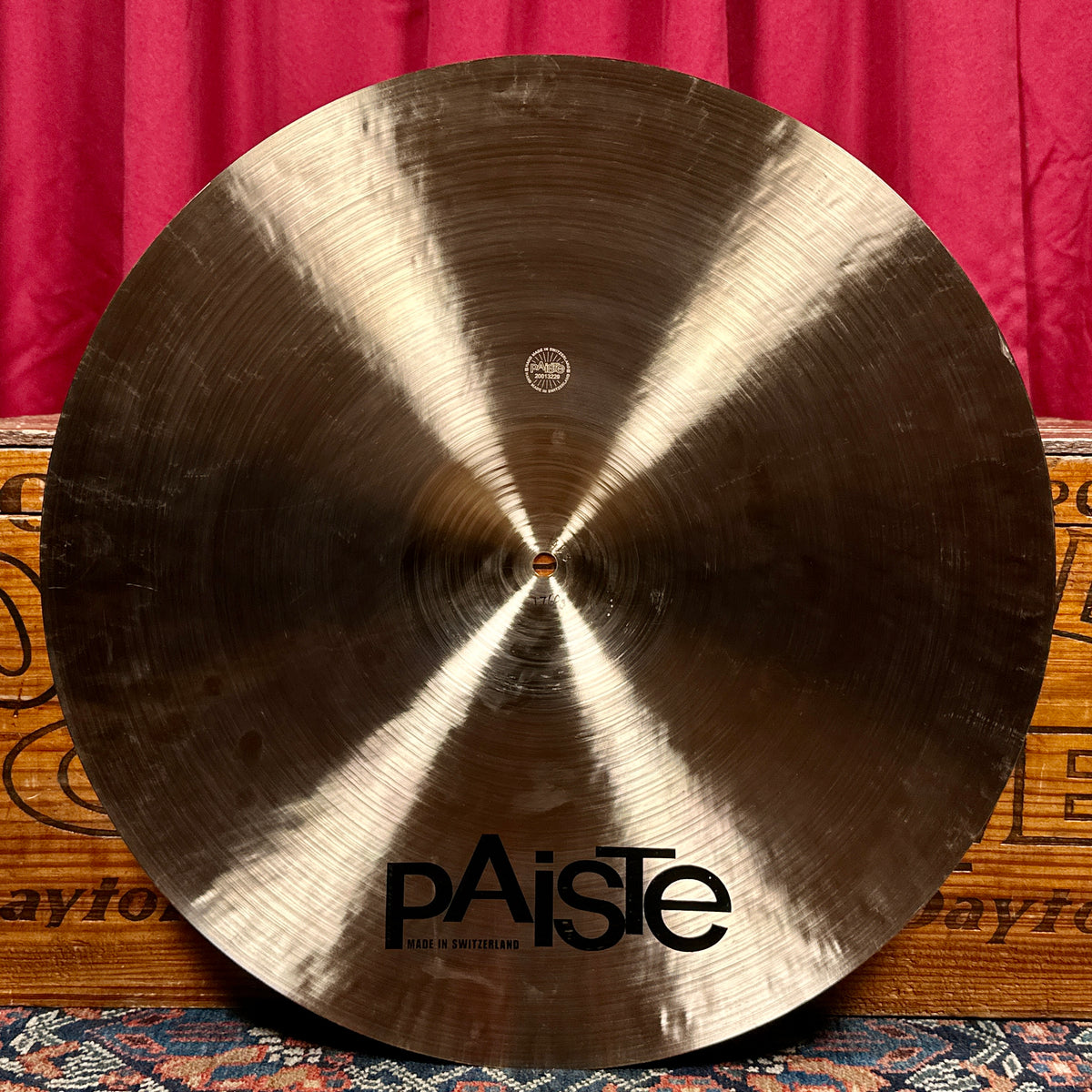 20" Paiste Prototype Crash Cymbal 1760g *Video*