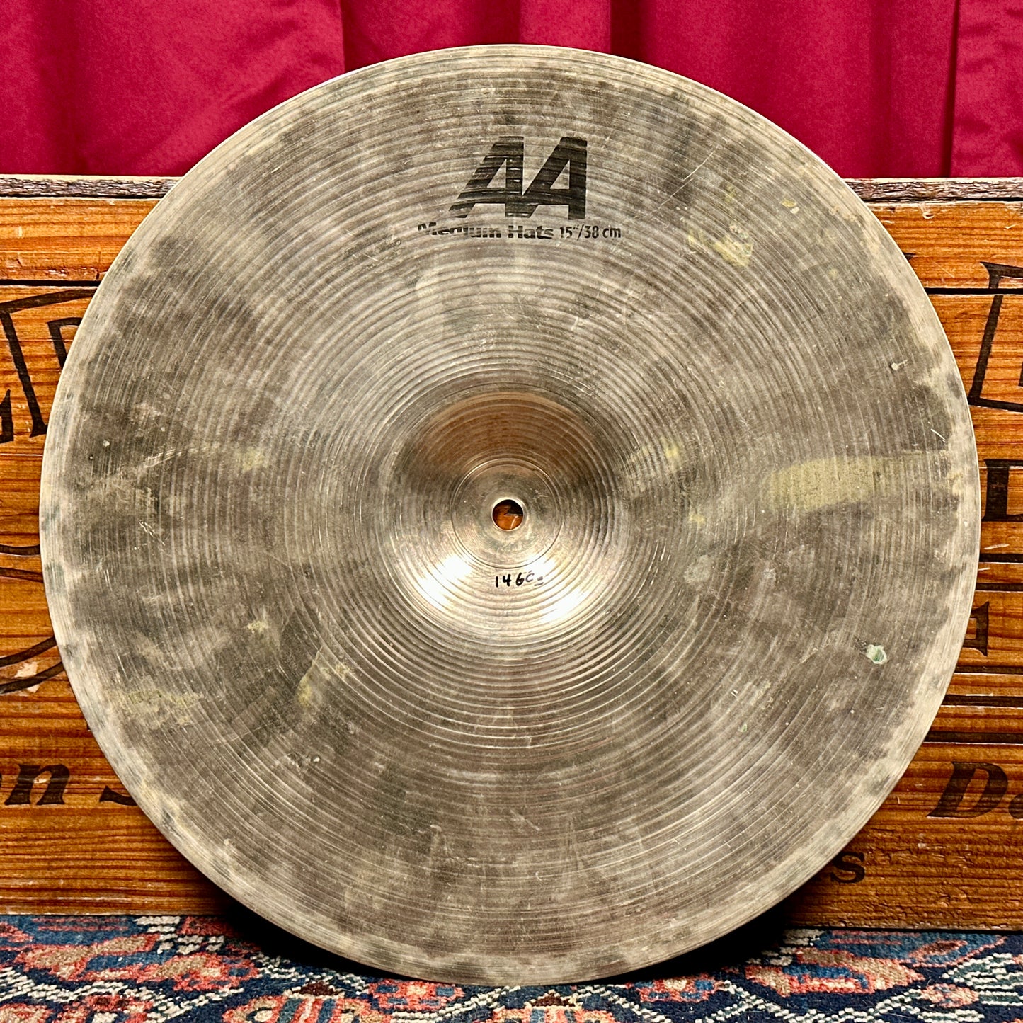 15" Sabian AA Medium Hi-Hat Cymbal Pair 1220g/1460g *Video*