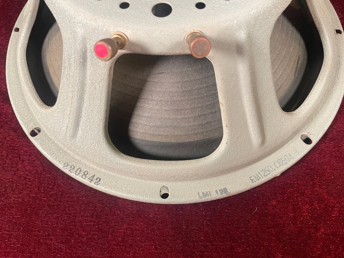 1968 Jensen 12" 100W Vibranto LMI-125 EM-1250 Speaker 8 Ohm LMI125 EM1250 (Stock #18)