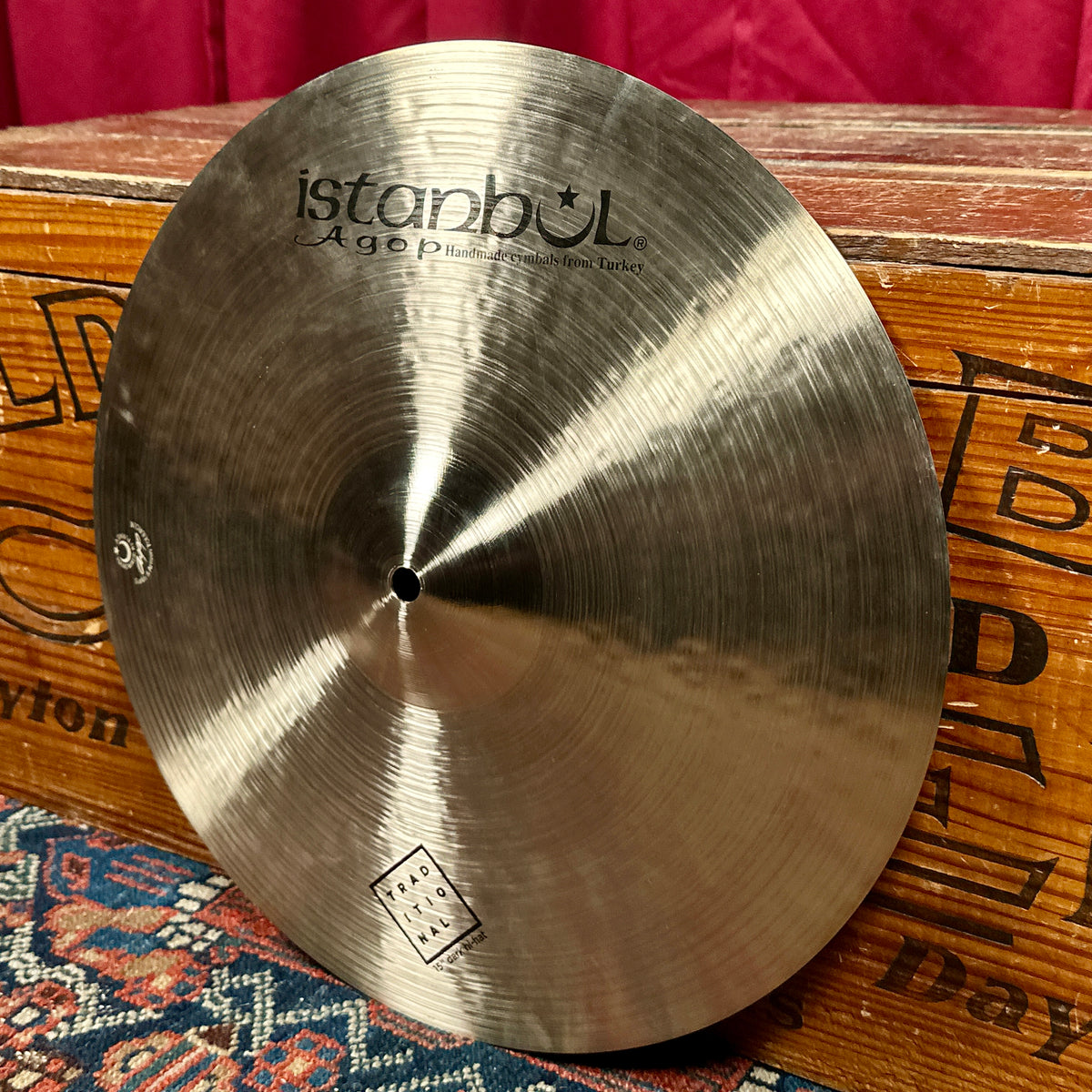 15" Istanbul Agop Traditional Dark Hi-Hat Cymbal Pair 1074g/1266g *Video*